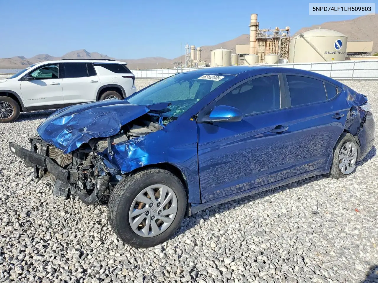 2020 Hyundai Elantra Se VIN: 5NPD74LF1LH509803 Lot: 57162406