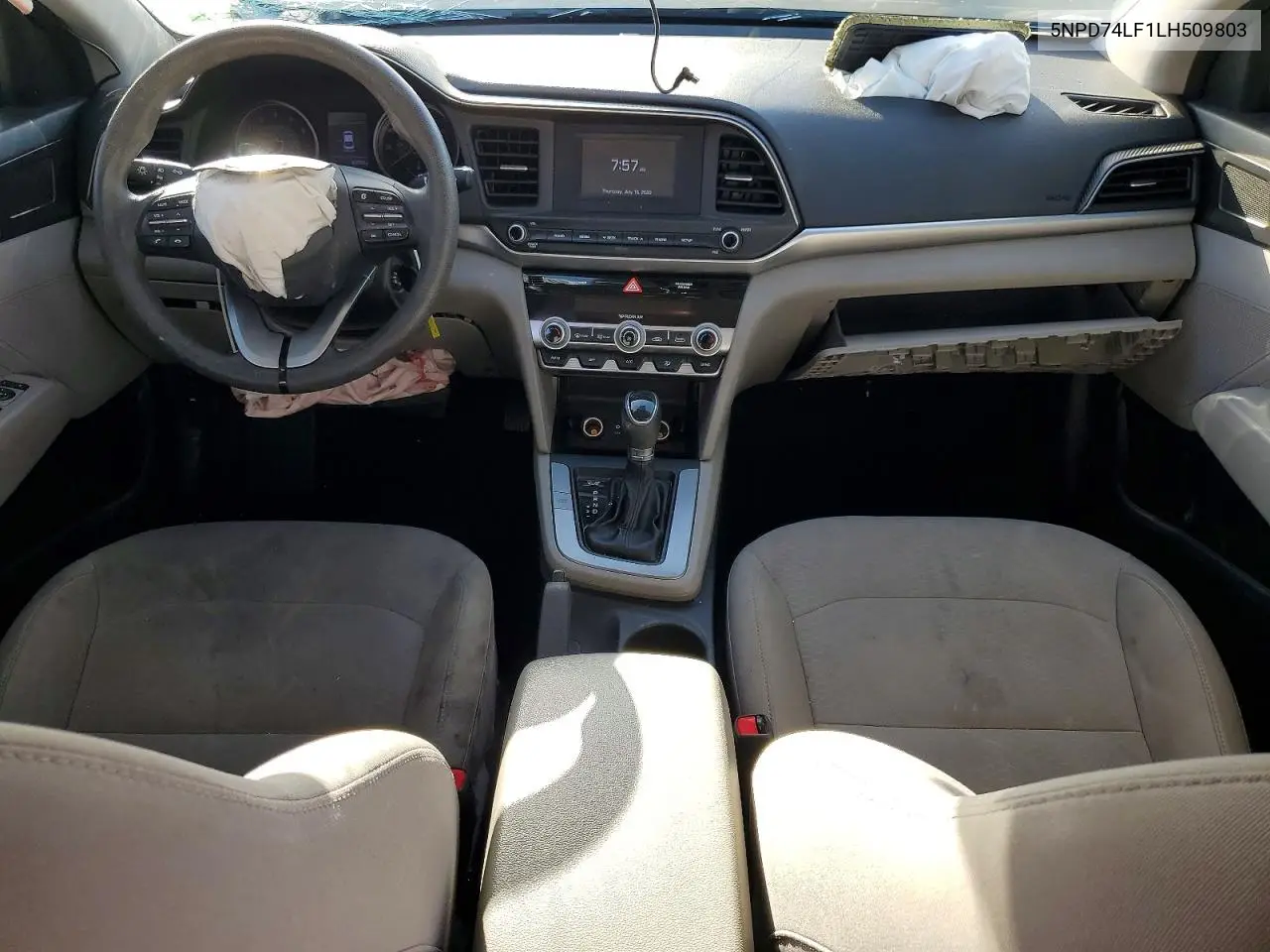 2020 Hyundai Elantra Se VIN: 5NPD74LF1LH509803 Lot: 57162406