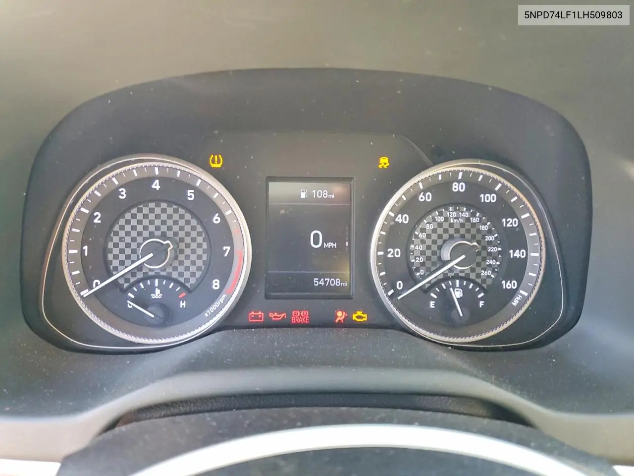 2020 Hyundai Elantra Se VIN: 5NPD74LF1LH509803 Lot: 57162406