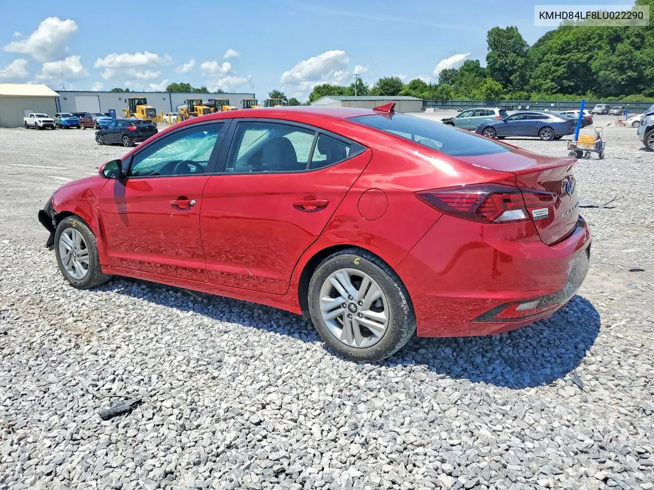 2020 Hyundai Elantra Sel VIN: KMHD84LF8LU022290 Lot: 58159466