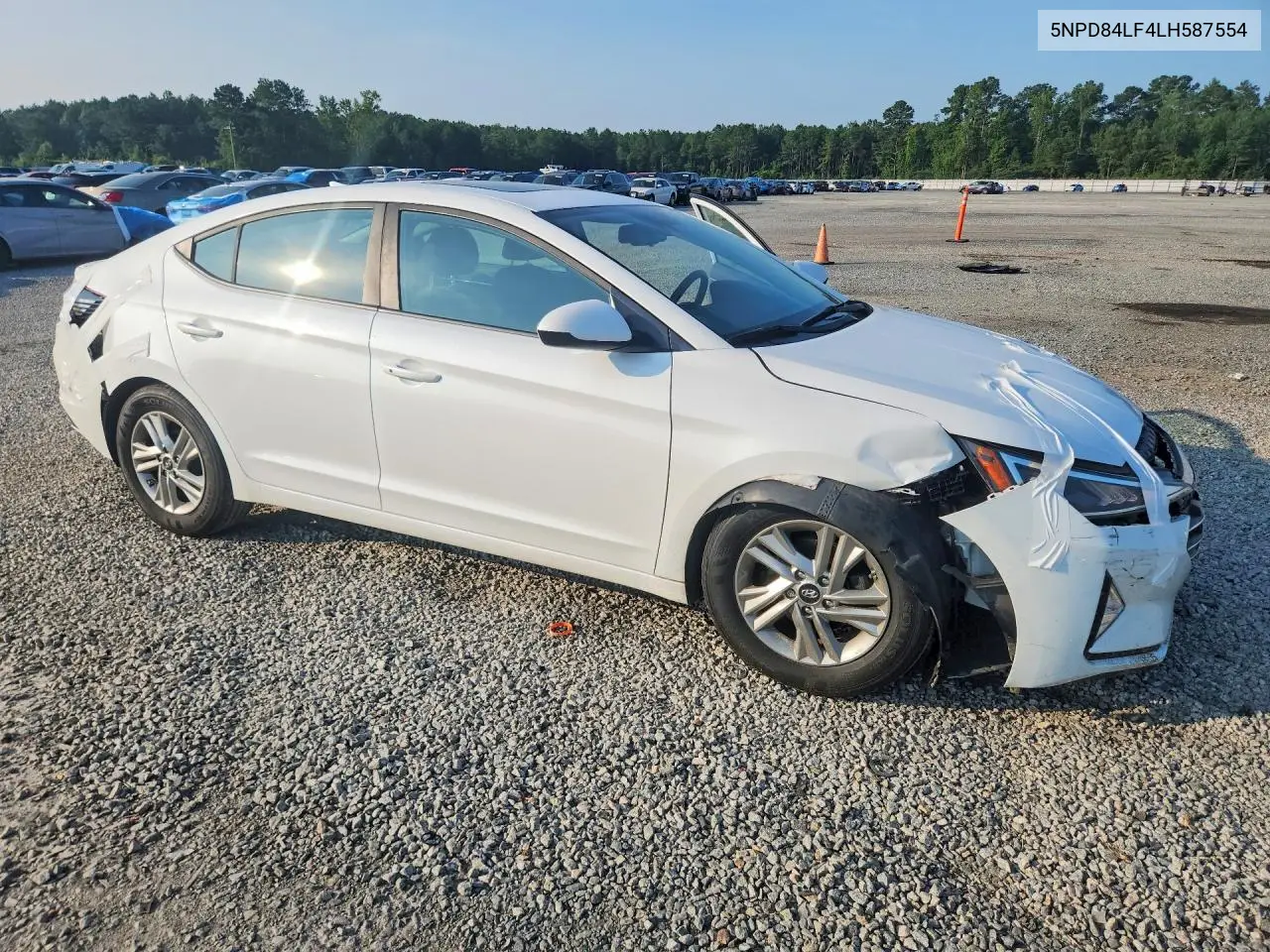 2020 Hyundai Elantra Value Edition VIN: 5NPD84LF4LH587554 Lot: 61302216