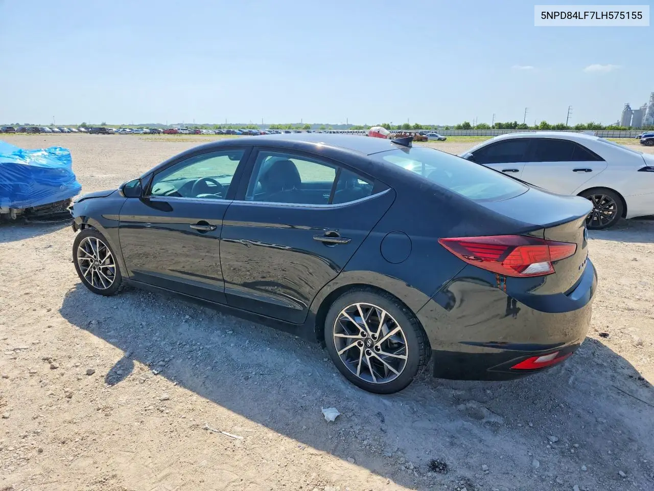 2020 Hyundai Elantra Limited VIN: 5NPD84LF7LH575155 Lot: 61607066