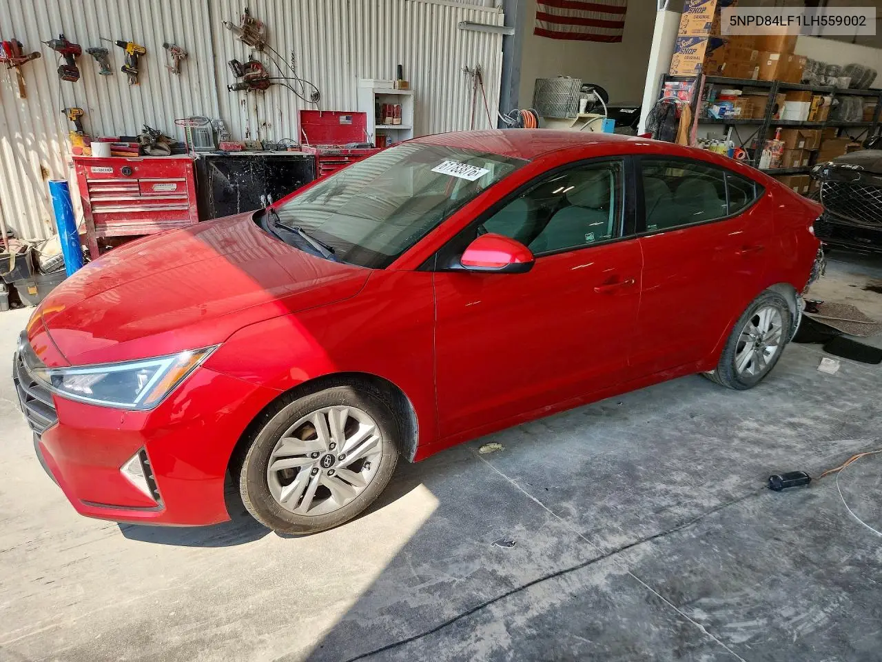 2020 Hyundai Elantra Sel VIN: 5NPD84LF1LH559002 Lot: 61783876