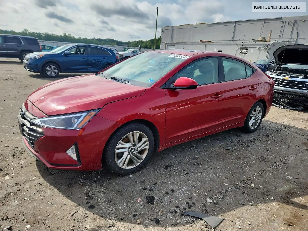 2020 Hyundai Elantra Value Edition VIN: KMHD84LF8LU075121 Lot: 61801326
