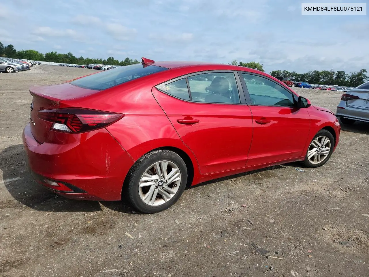 2020 Hyundai Elantra Value Edition VIN: KMHD84LF8LU075121 Lot: 61801326