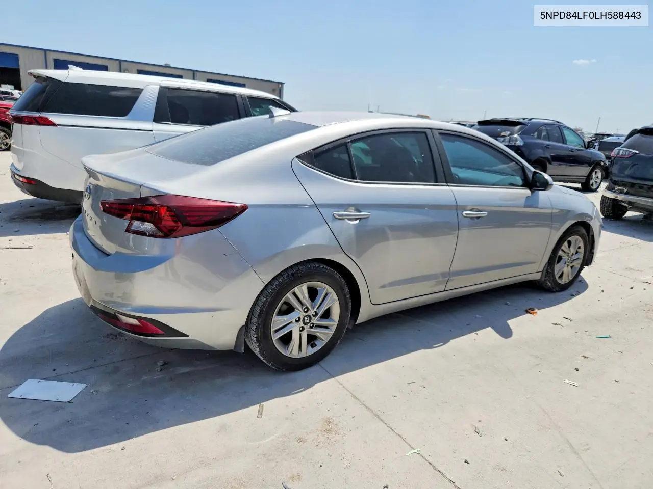 2020 Hyundai Elantra Sel VIN: 5NPD84LF0LH588443 Lot: 62054436