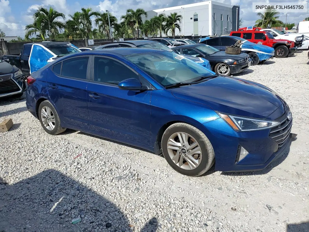 2020 Hyundai Elantra Sel VIN: 5NPD84LF3LH545750 Lot: 62240026