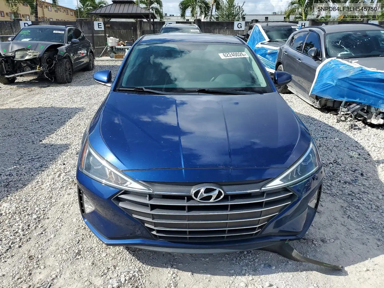 2020 Hyundai Elantra Sel VIN: 5NPD84LF3LH545750 Lot: 62240026