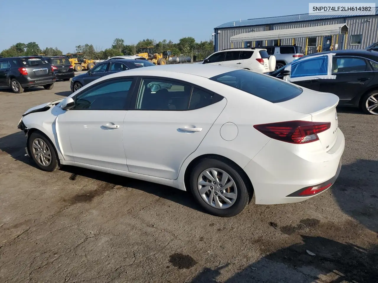 5NPD74LF2LH614382 2020 Hyundai Elantra Se