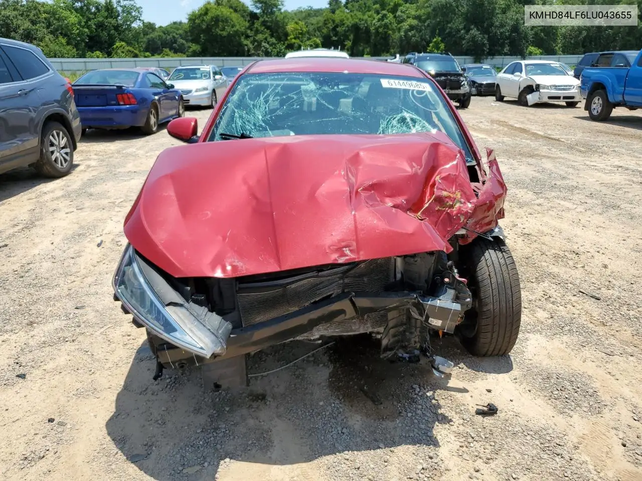 KMHD84LF6LU043655 2020 Hyundai Elantra Sel