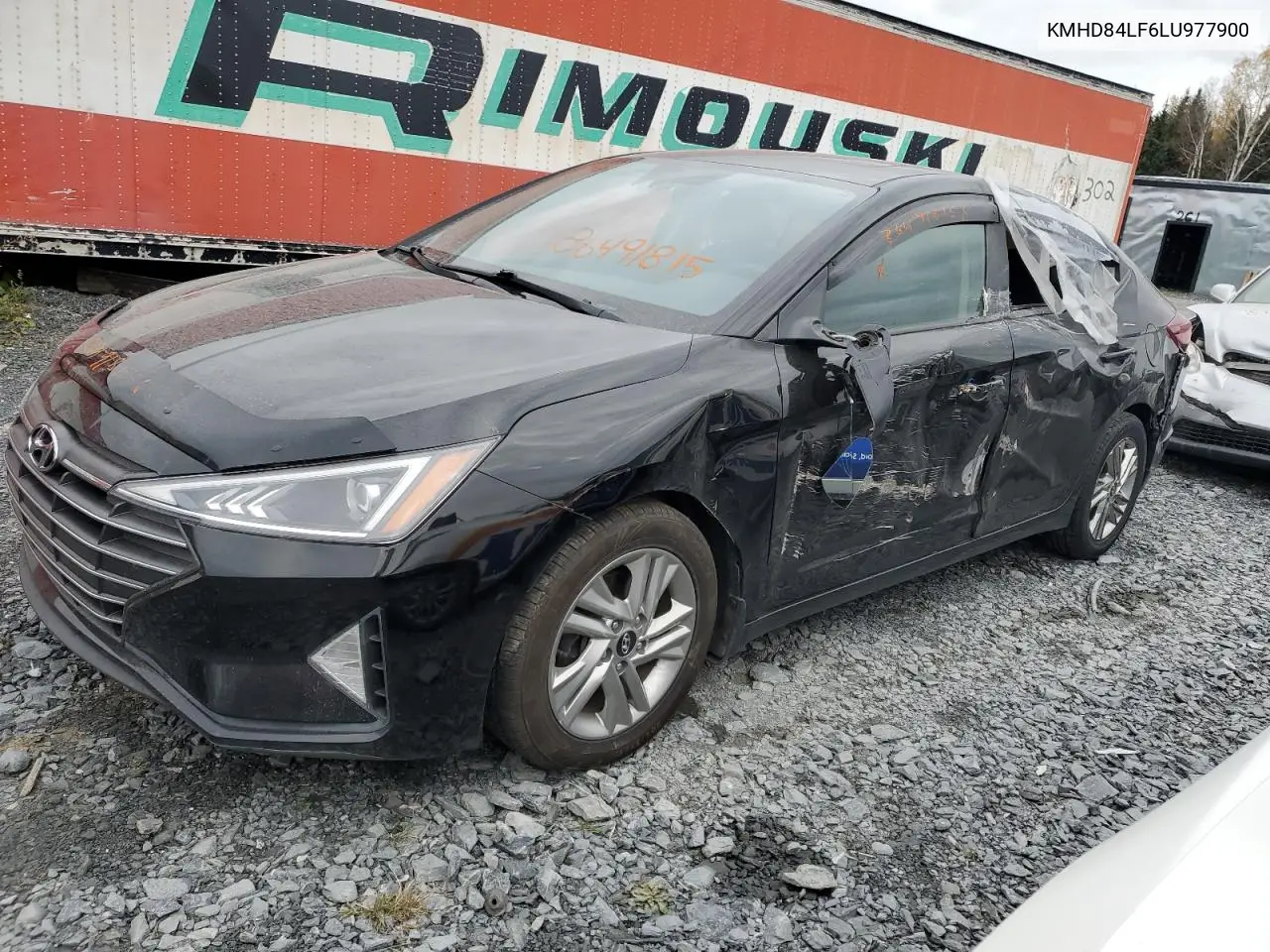 KMHD84LF6LU977900 2020 Hyundai Elantra Sel