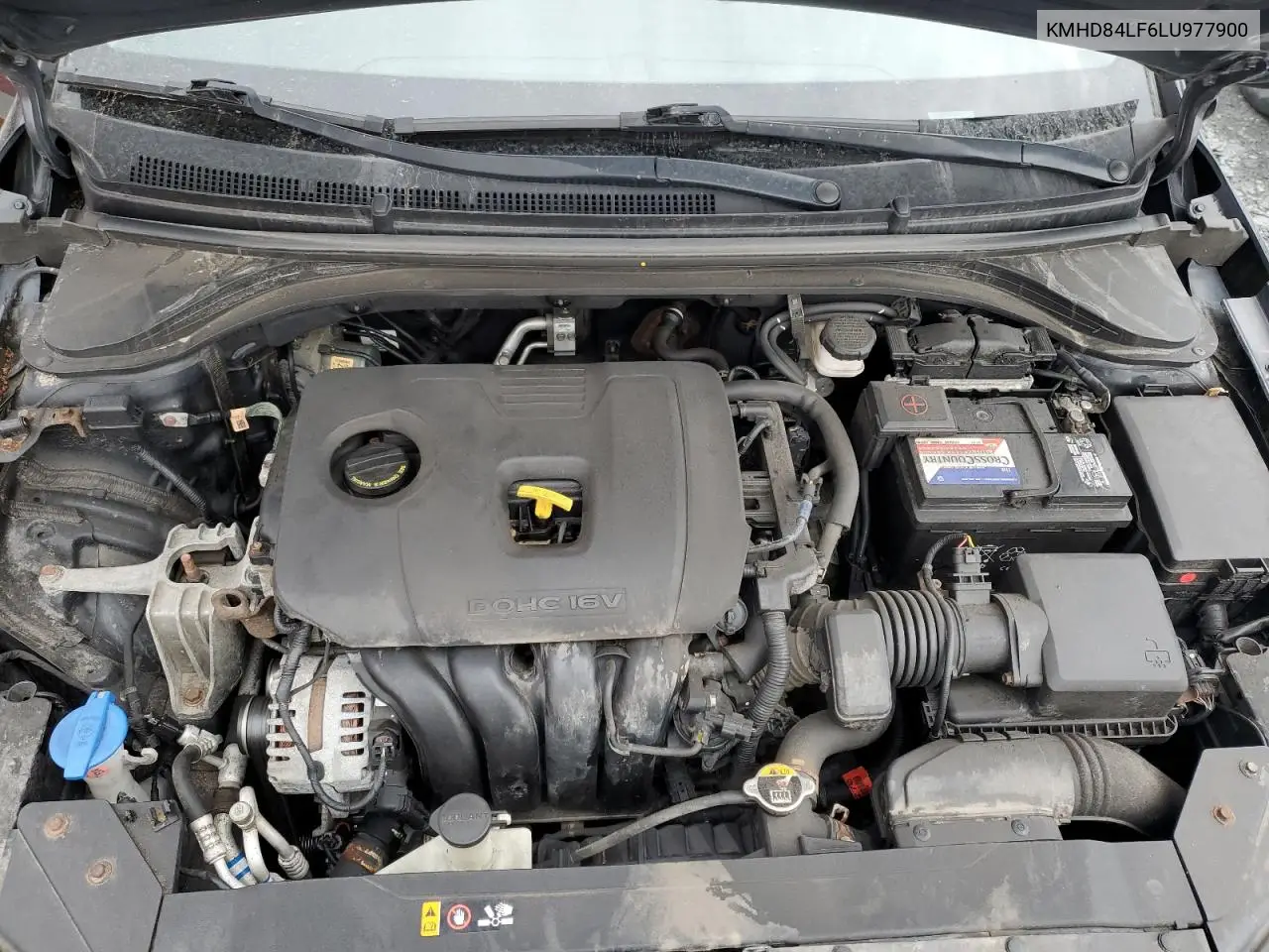 KMHD84LF6LU977900 2020 Hyundai Elantra Sel