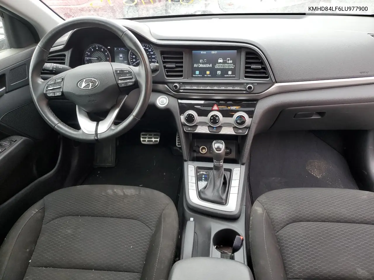 KMHD84LF6LU977900 2020 Hyundai Elantra Sel