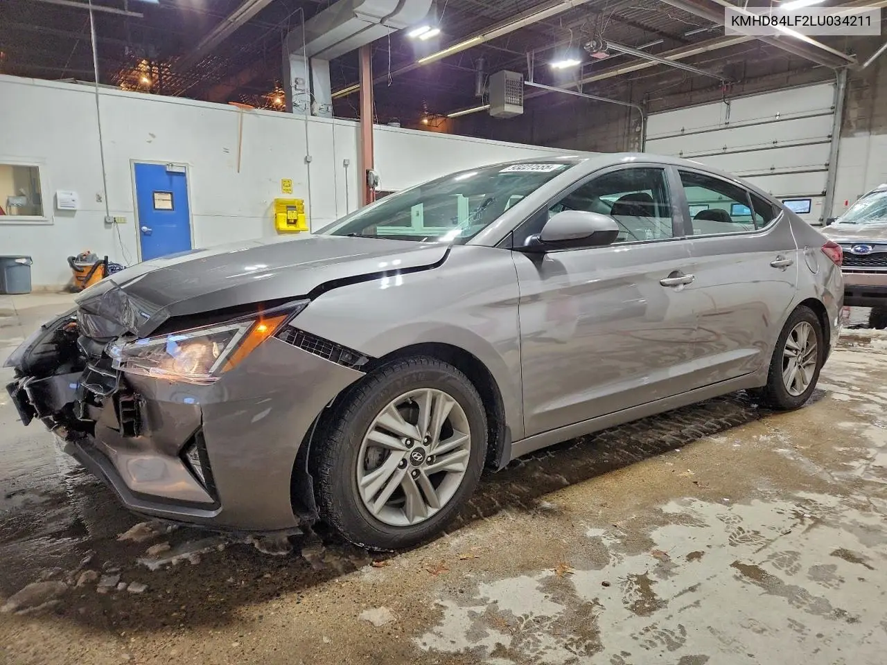 KMHD84LF2LU034211 2020 Hyundai Elantra Sel