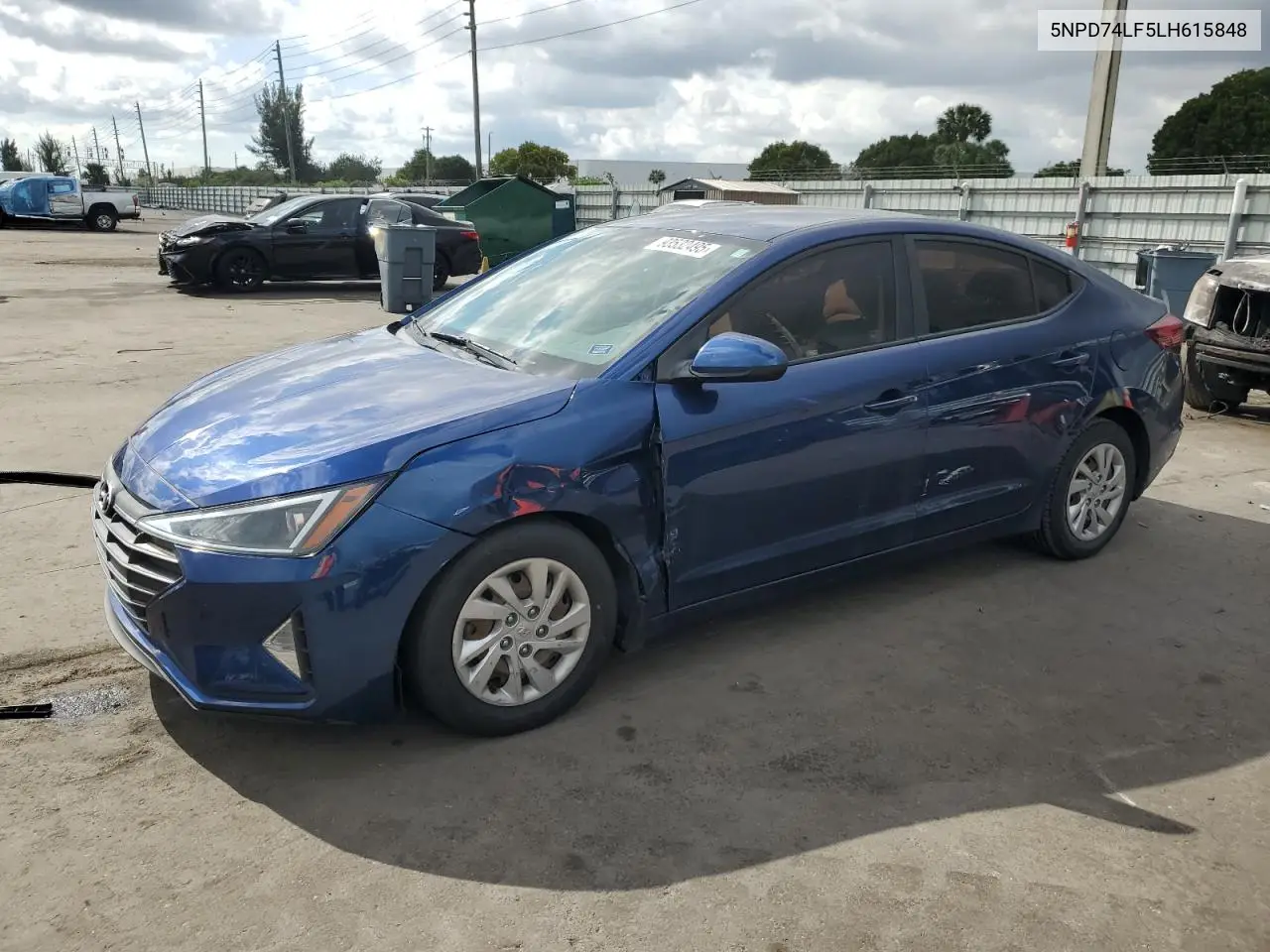 5NPD74LF5LH615848 2020 Hyundai Elantra Se