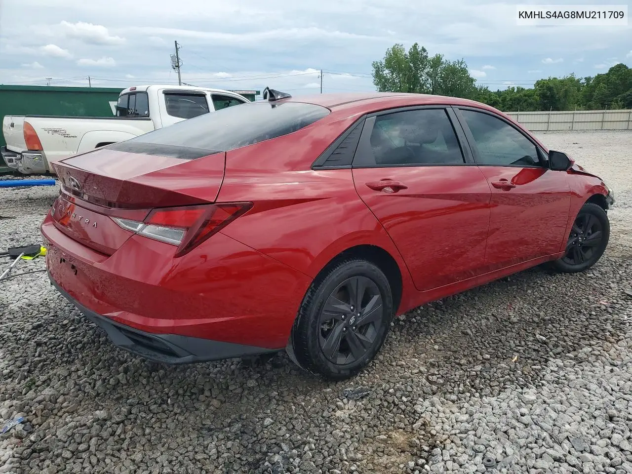 2021 Hyundai Elantra Sel VIN: KMHLS4AG8MU211709 Lot: 56361466
