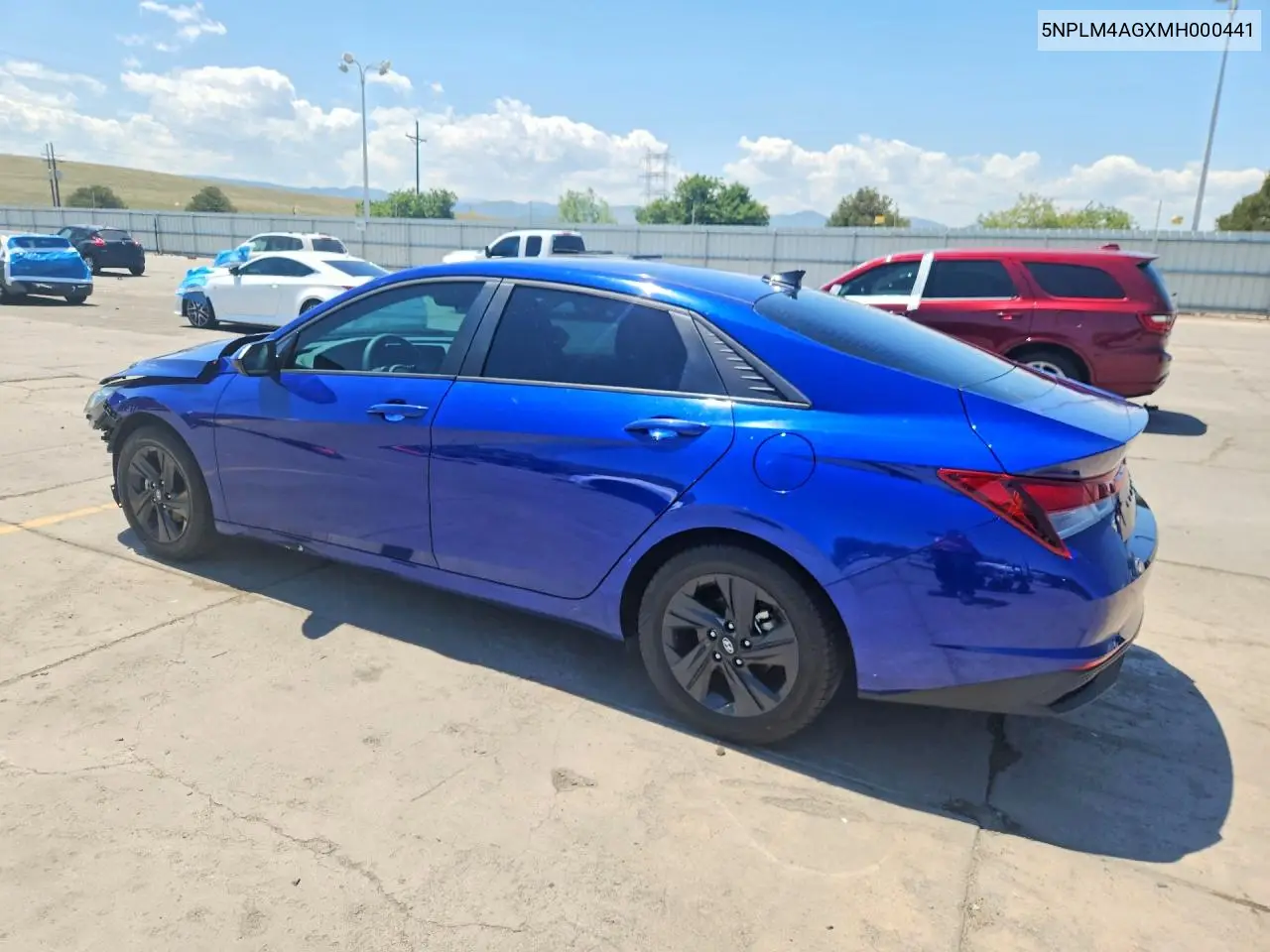 2021 Hyundai Elantra Sel VIN: 5NPLM4AGXMH000441 Lot: 57204876