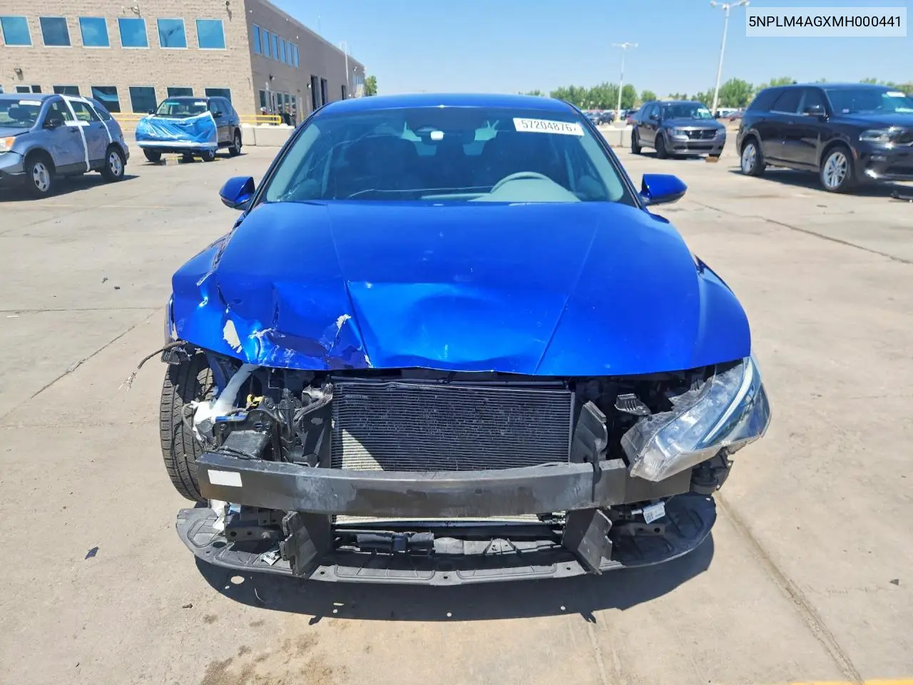 2021 Hyundai Elantra Sel VIN: 5NPLM4AGXMH000441 Lot: 57204876