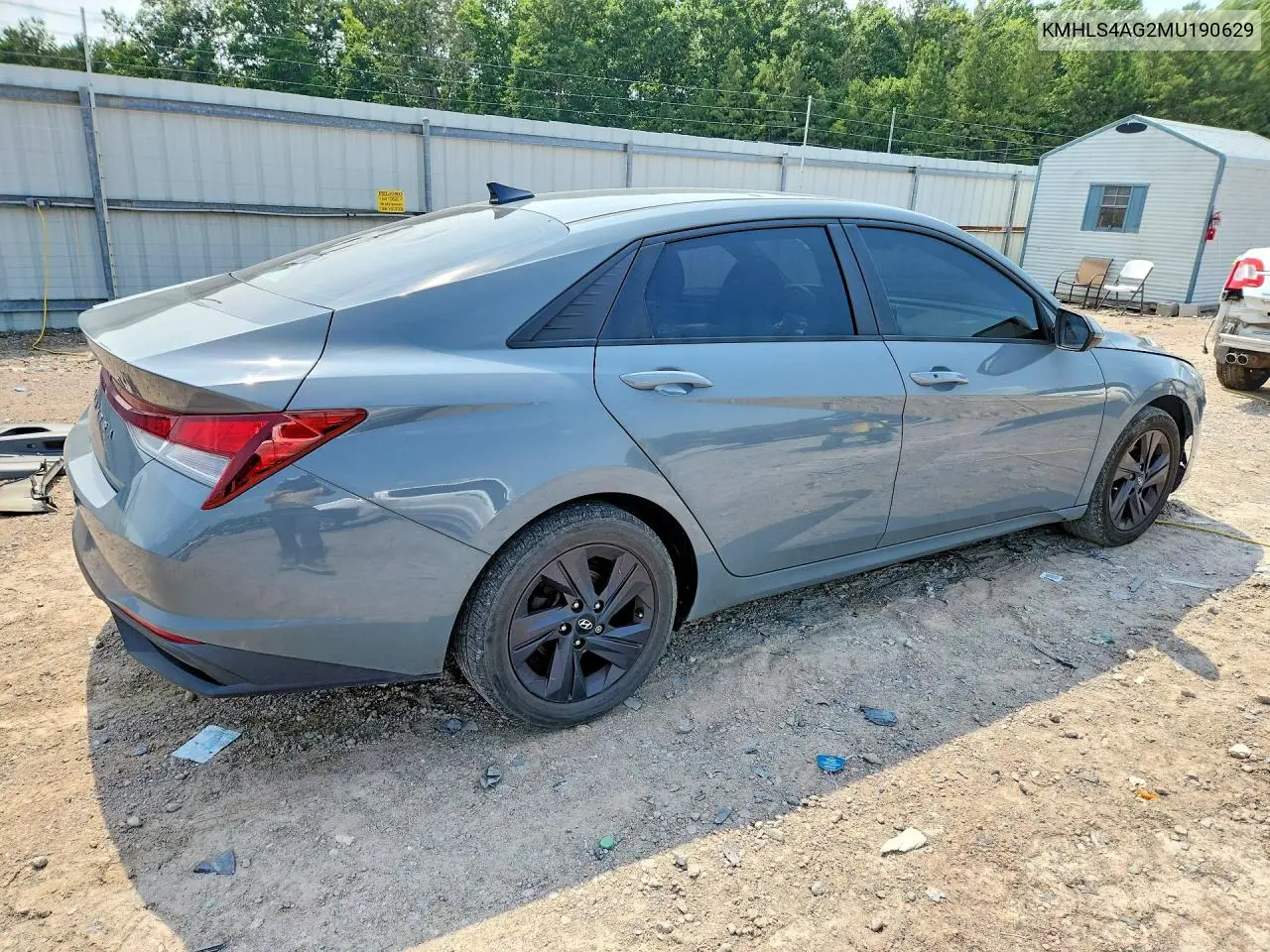 2021 Hyundai Elantra Sel VIN: KMHLS4AG2MU190629 Lot: 58462146