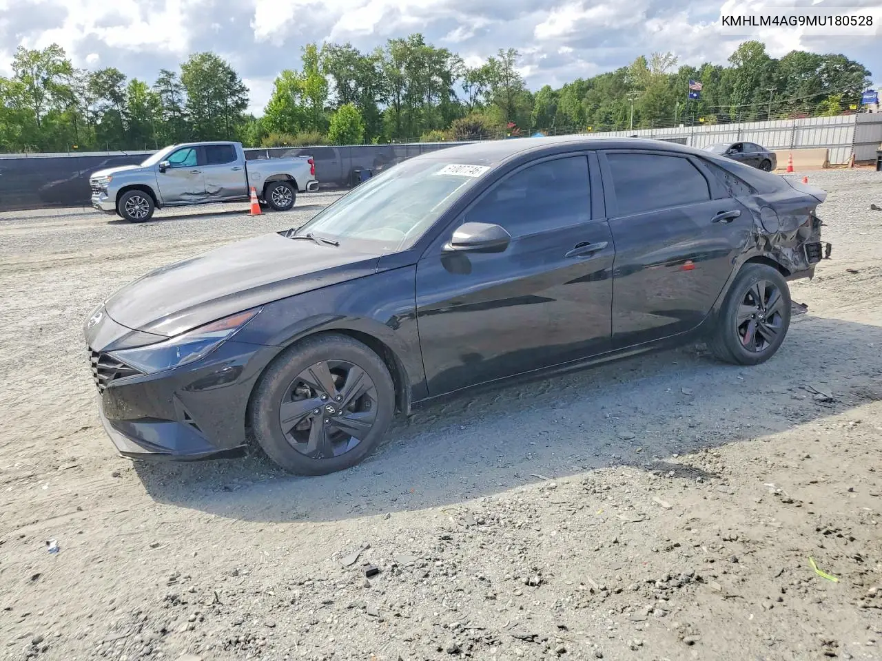 2021 Hyundai Elantra Sel VIN: KMHLM4AG9MU180528 Lot: 61007746