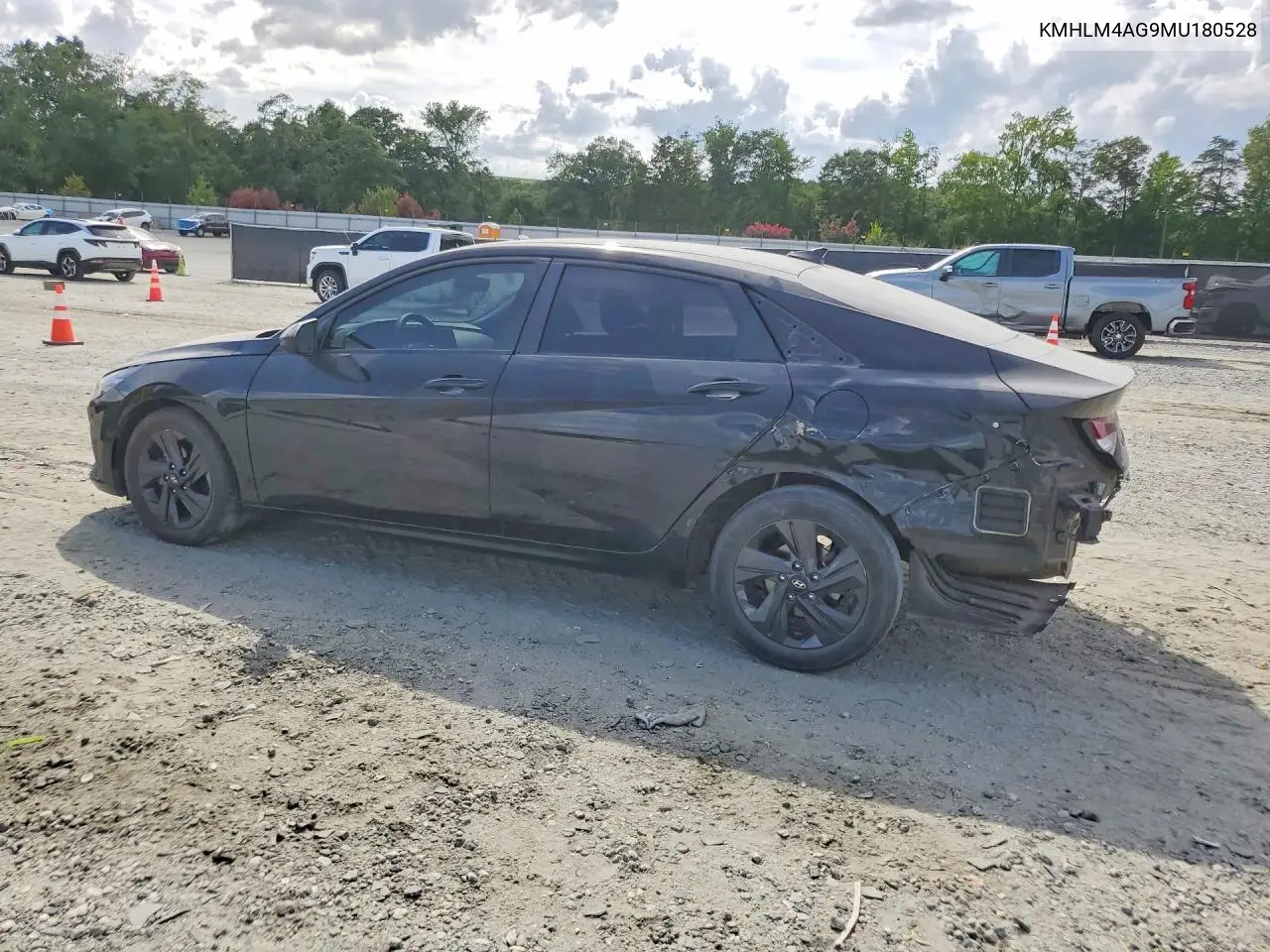 2021 Hyundai Elantra Sel VIN: KMHLM4AG9MU180528 Lot: 61007746