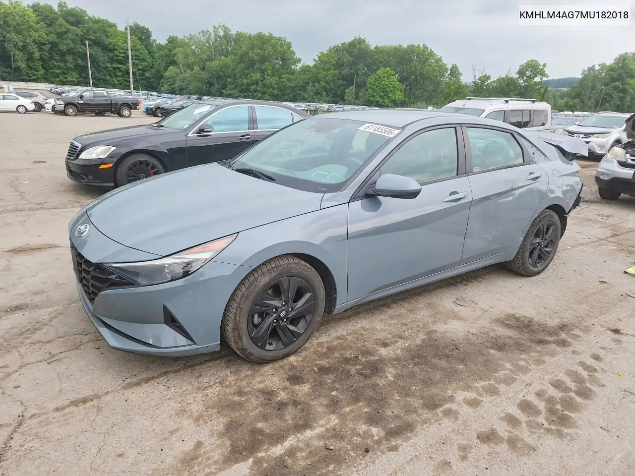 2021 Hyundai Elantra Sel VIN: KMHLM4AG7MU182018 Lot: 61185506