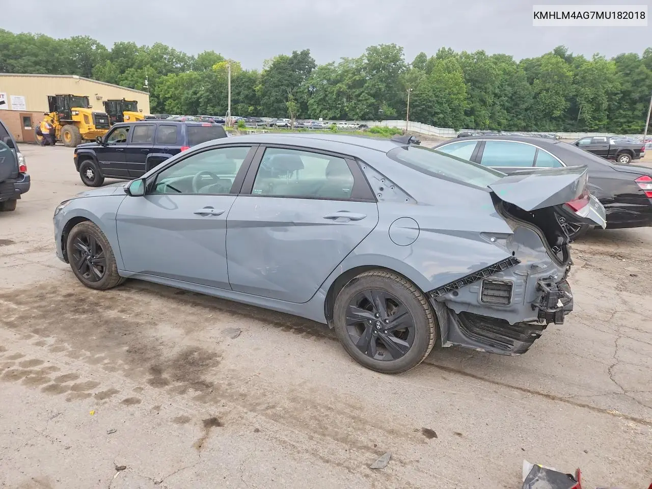 2021 Hyundai Elantra Sel VIN: KMHLM4AG7MU182018 Lot: 61185506