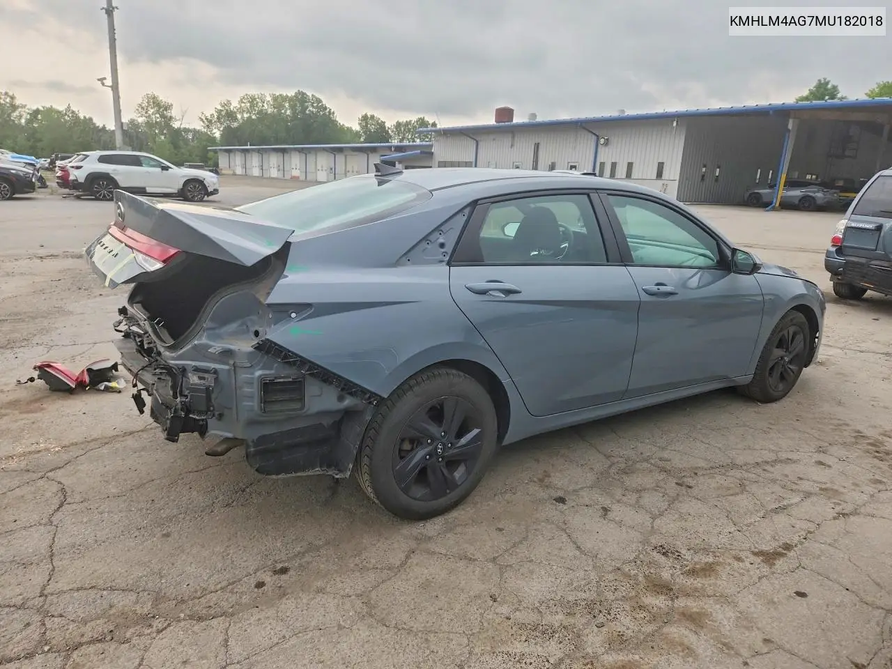 2021 Hyundai Elantra Sel VIN: KMHLM4AG7MU182018 Lot: 61185506