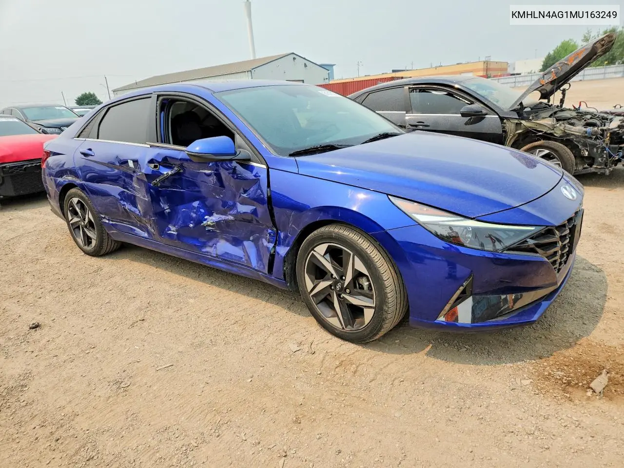2021 Hyundai Elantra Sel VIN: KMHLN4AG1MU163249 Lot: 61512776
