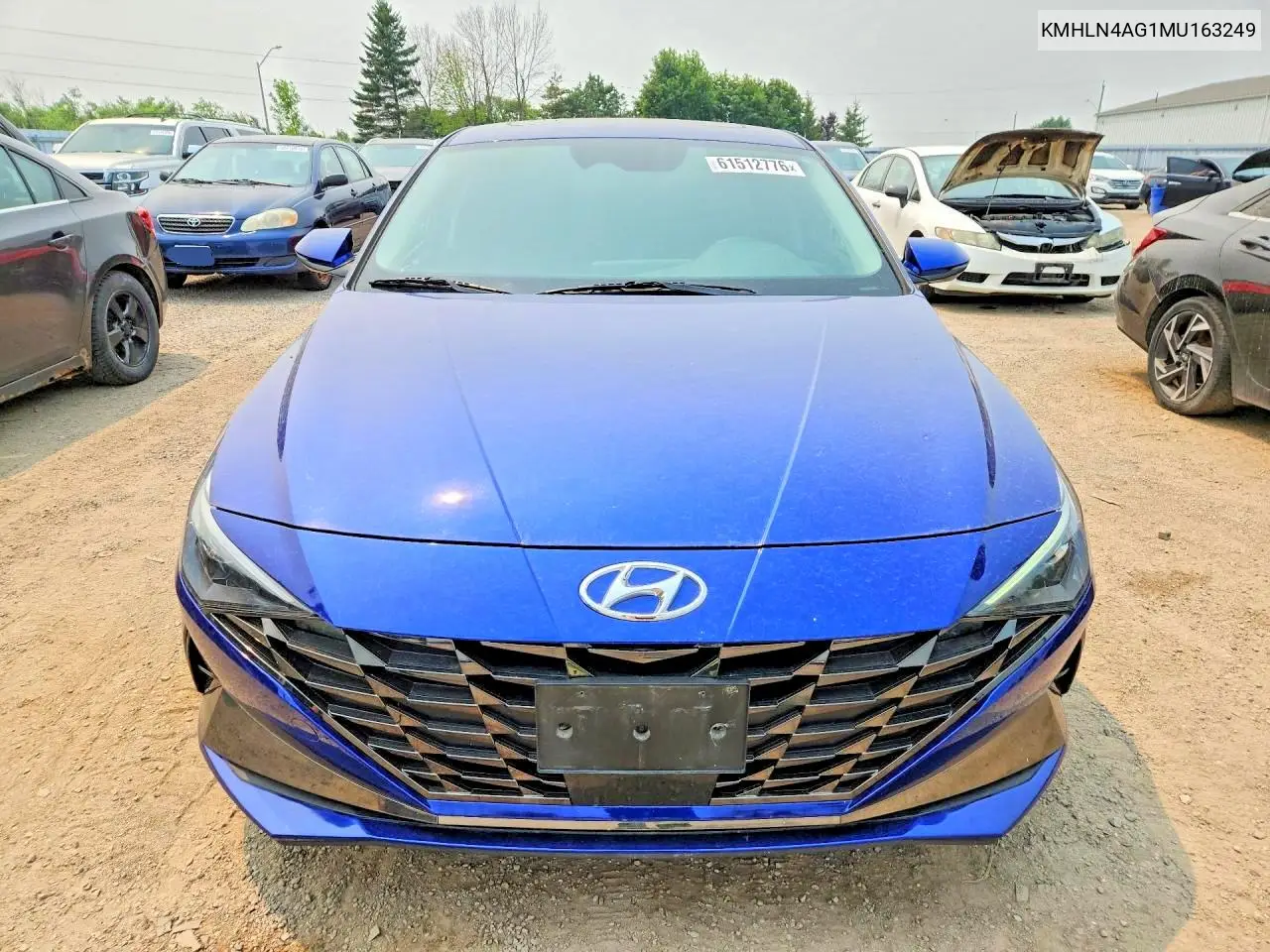 2021 Hyundai Elantra Sel VIN: KMHLN4AG1MU163249 Lot: 61512776