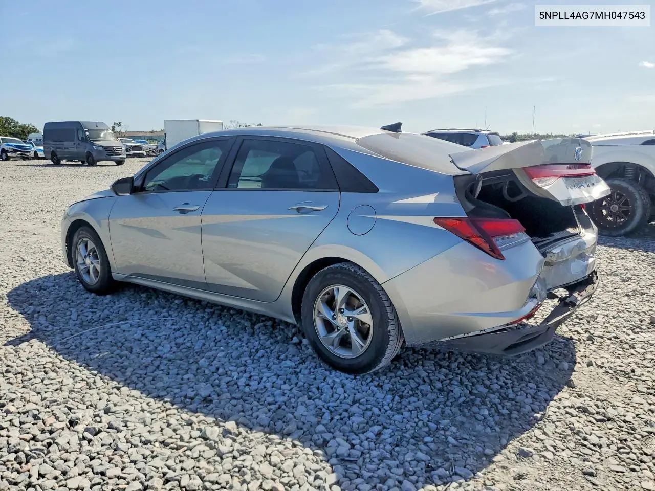 2021 Hyundai Elantra Se VIN: 5NPLL4AG7MH047543 Lot: 61703216