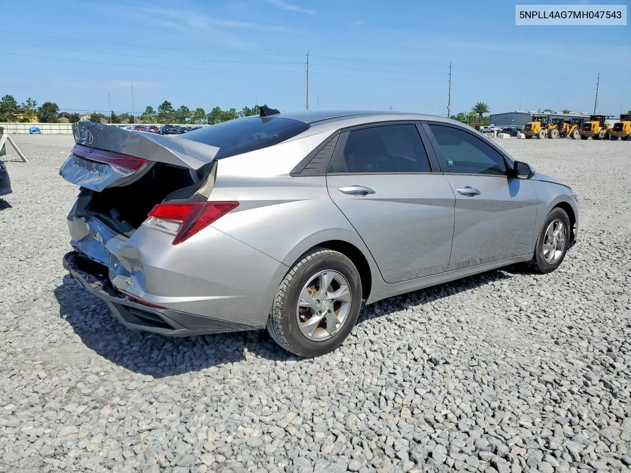 2021 Hyundai Elantra Se VIN: 5NPLL4AG7MH047543 Lot: 61703216