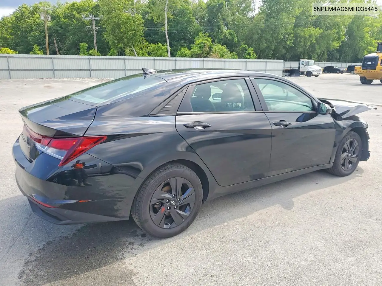 2021 Hyundai Elantra Sel VIN: 5NPLM4AG6MH035445 Lot: 61750356
