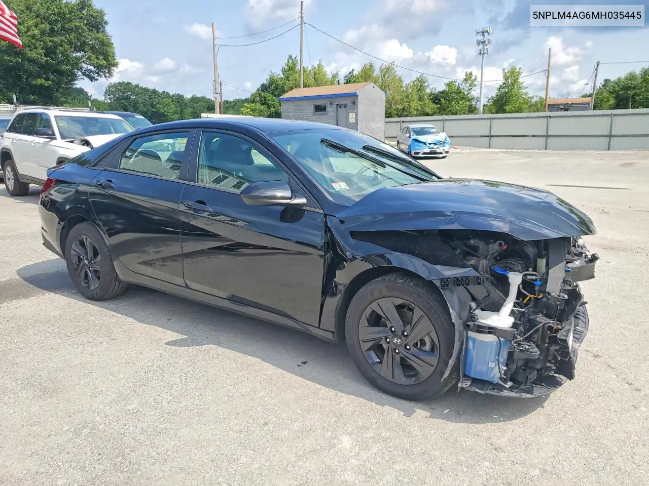 2021 Hyundai Elantra Sel VIN: 5NPLM4AG6MH035445 Lot: 61750356