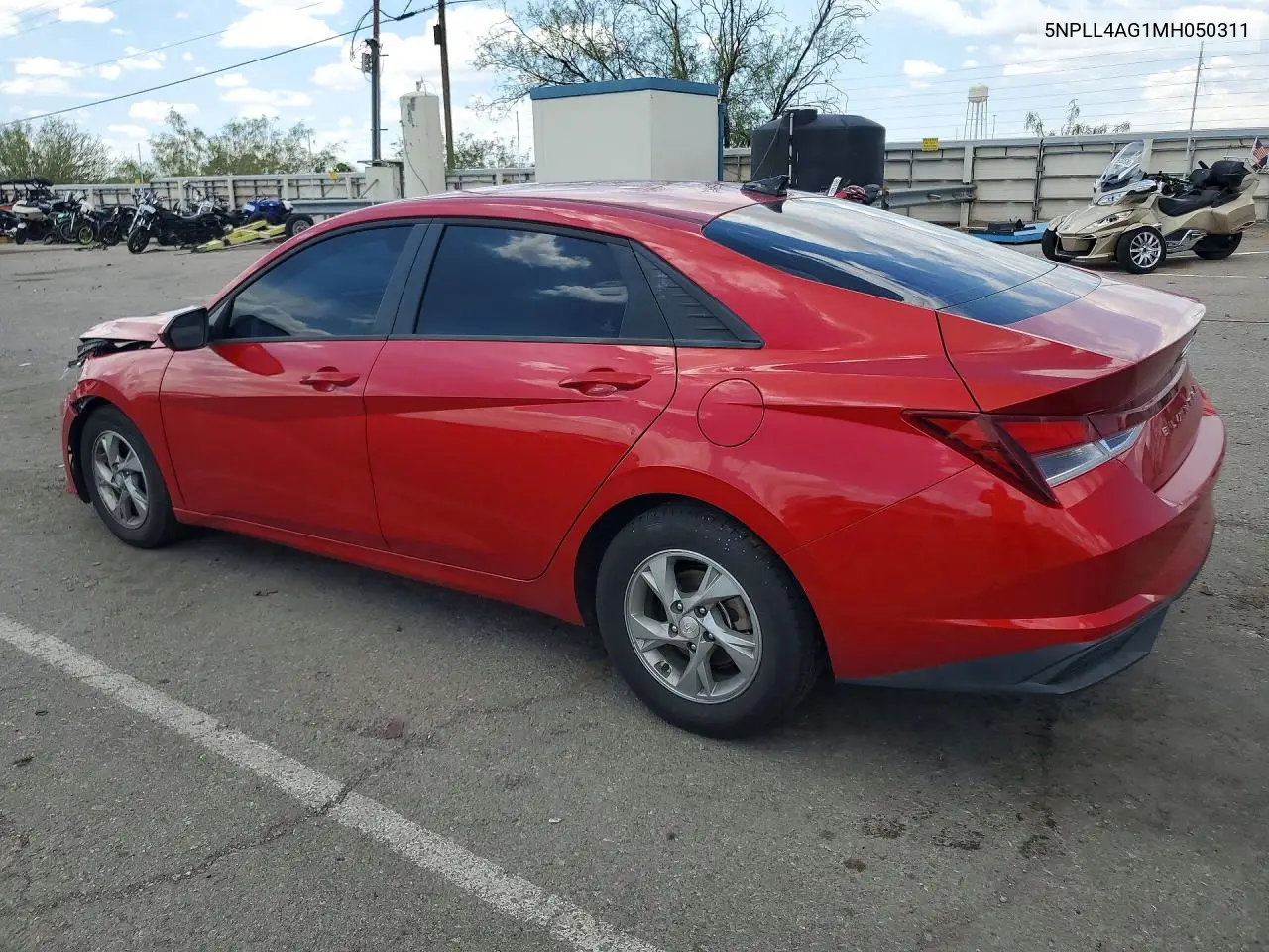 2021 Hyundai Elantra Se VIN: 5NPLL4AG1MH050311 Lot: 61938106