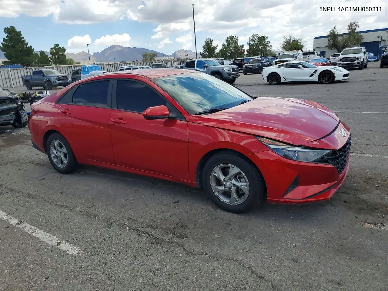 2021 Hyundai Elantra Se VIN: 5NPLL4AG1MH050311 Lot: 61938106