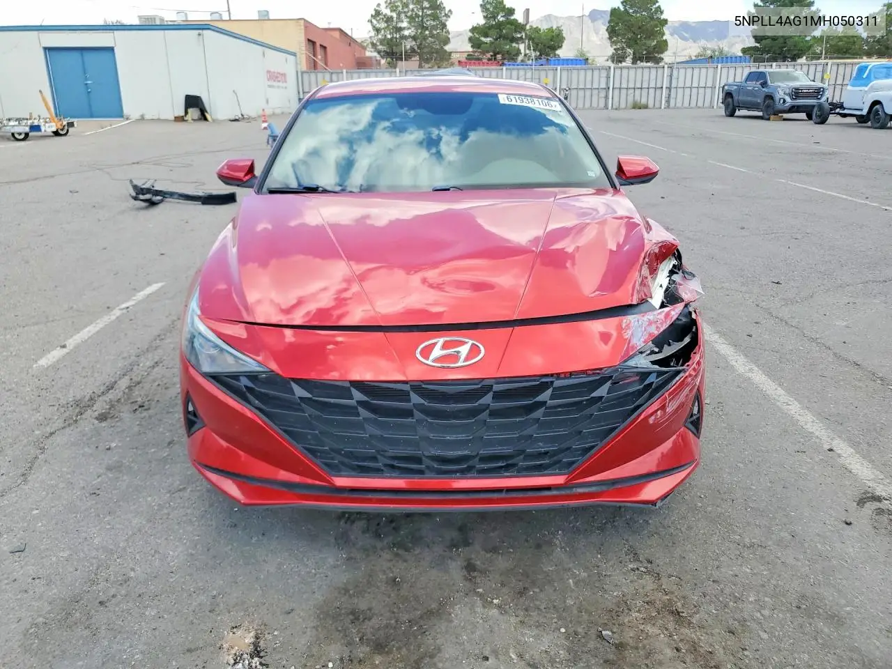 2021 Hyundai Elantra Se VIN: 5NPLL4AG1MH050311 Lot: 61938106
