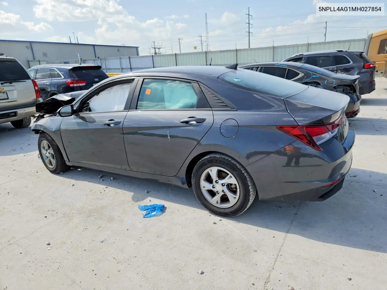 2021 Hyundai Elantra Se VIN: 5NPLL4AG1MH027854 Lot: 62031916