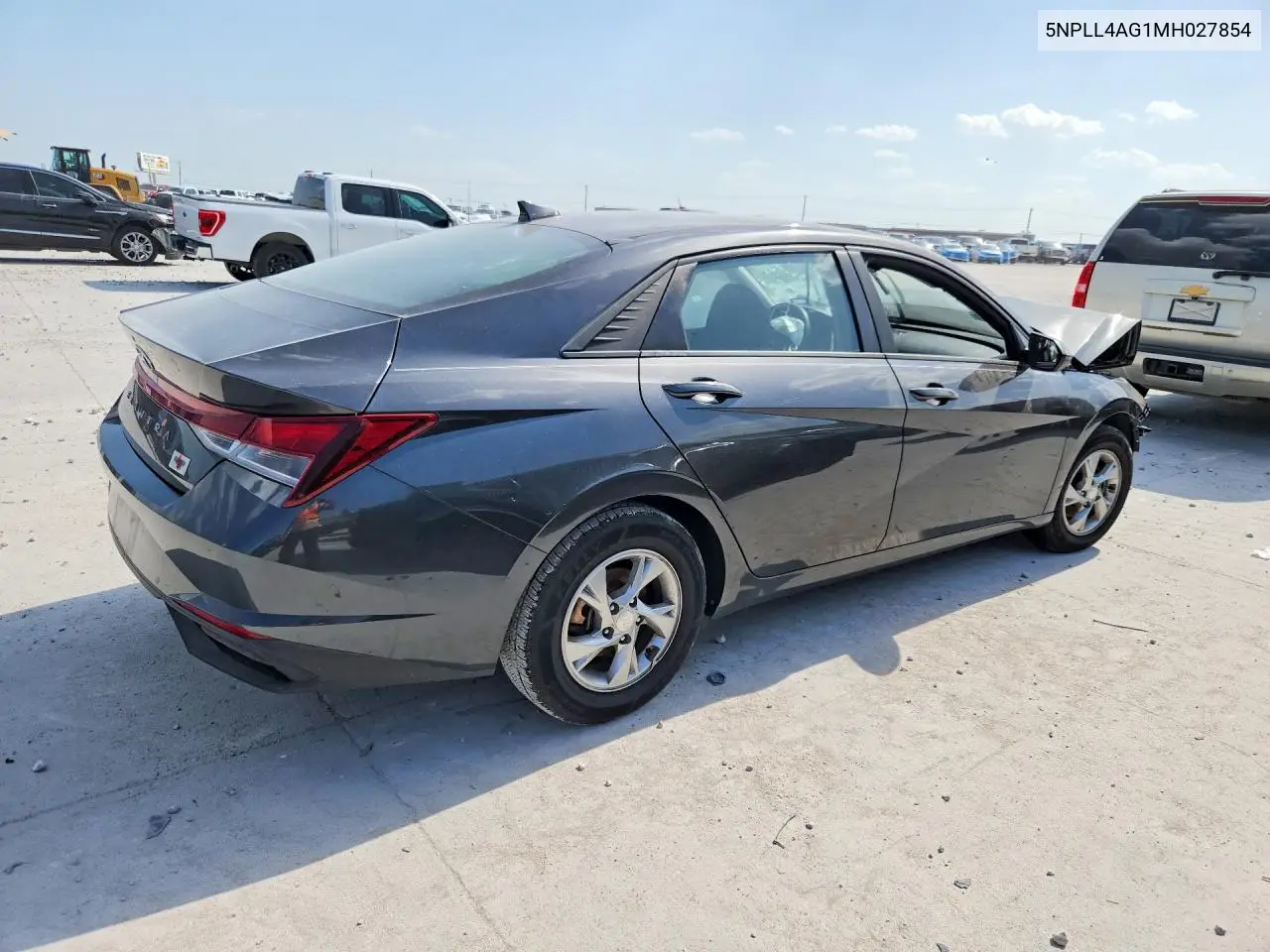 2021 Hyundai Elantra Se VIN: 5NPLL4AG1MH027854 Lot: 62031916