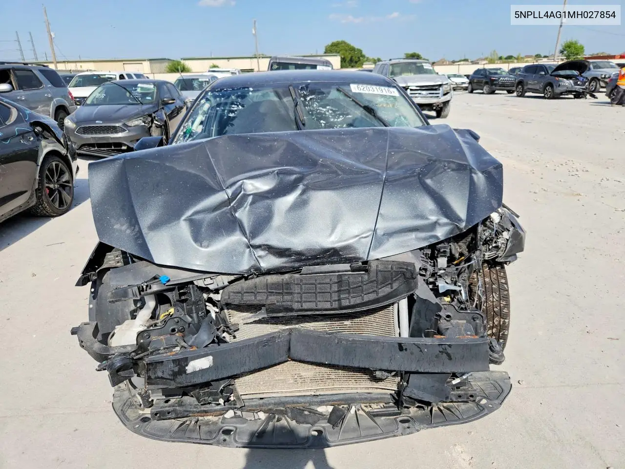 2021 Hyundai Elantra Se VIN: 5NPLL4AG1MH027854 Lot: 62031916