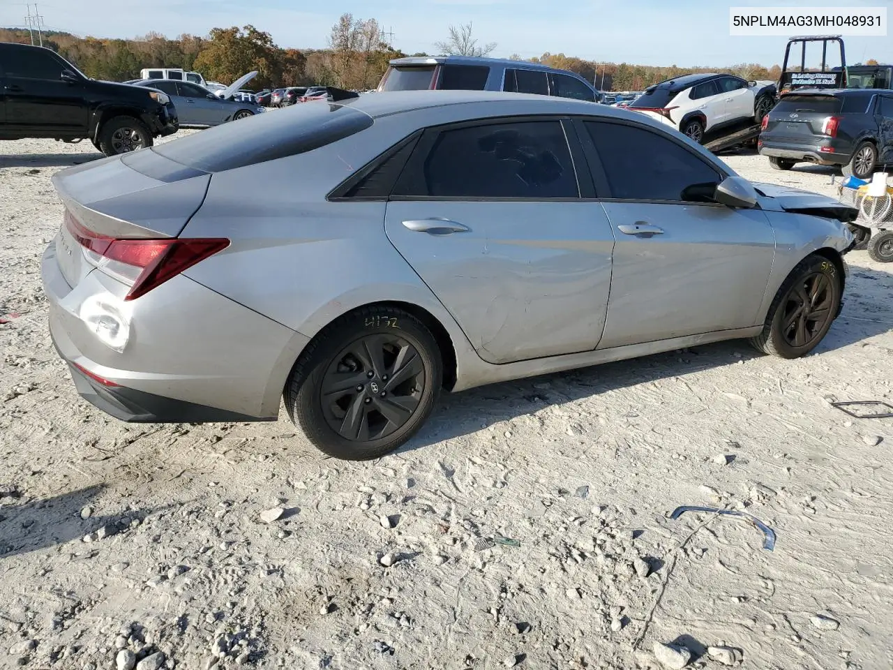 5NPLM4AG3MH048931 2021 Hyundai Elantra Sel
