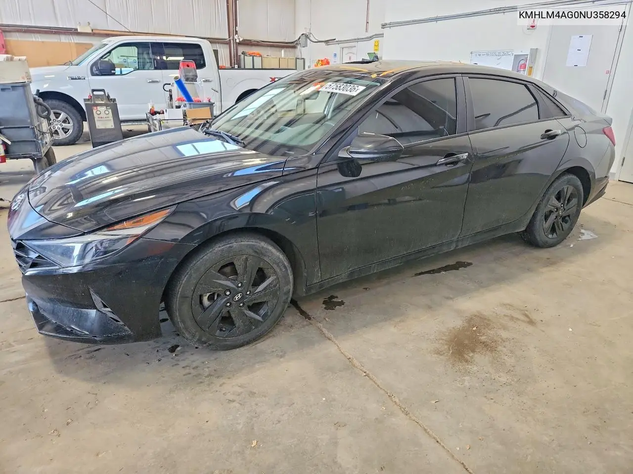 KMHLM4AG0NU358294 2022 Hyundai Elantra Sel