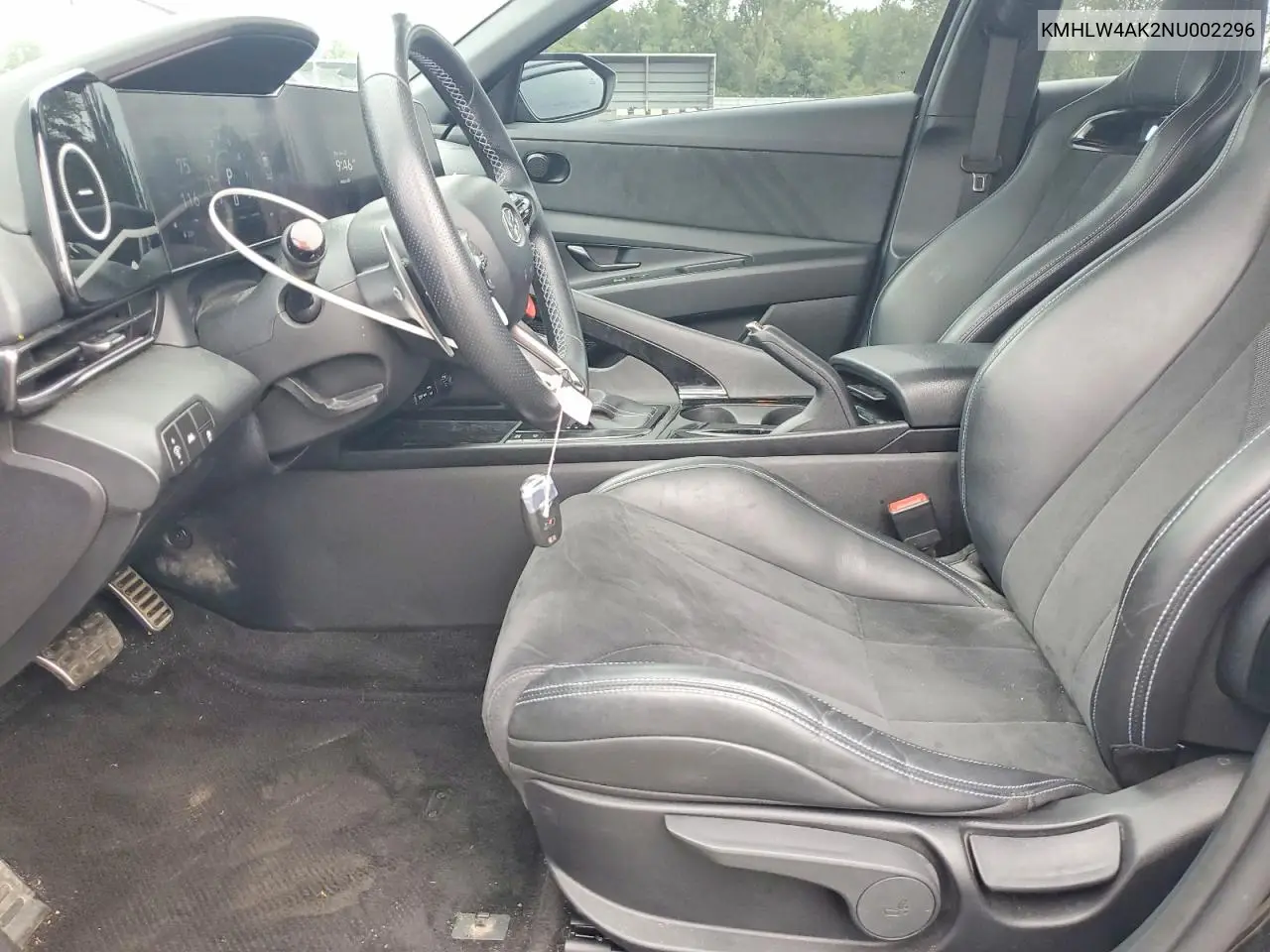 2022 Hyundai Elantra N Base VIN: KMHLW4AK2NU002296 Lot: 58622196