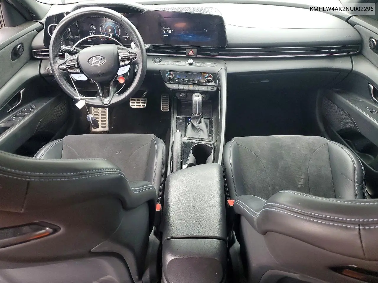 2022 Hyundai Elantra N Base VIN: KMHLW4AK2NU002296 Lot: 58622196