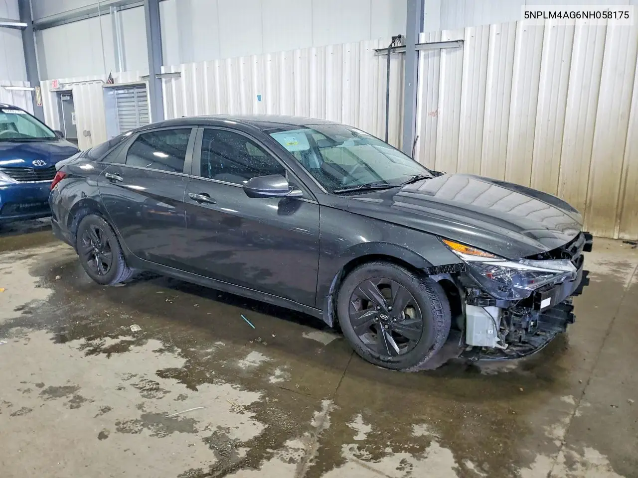 2022 Hyundai Elantra Sel VIN: 5NPLM4AG6NH058175 Lot: 62231986