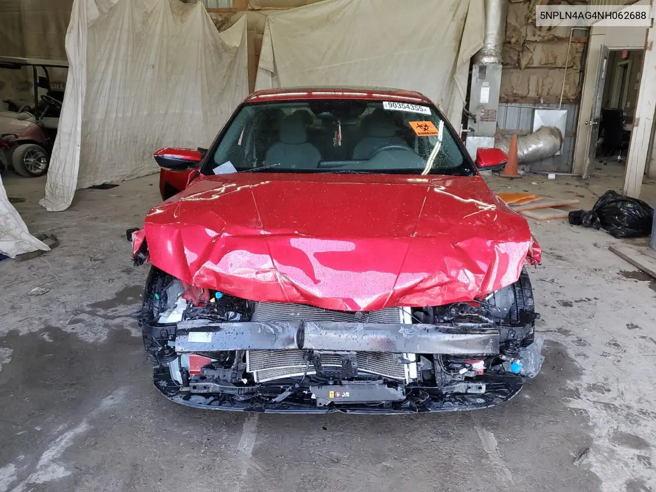 5NPLN4AG4NH062688 2022 Hyundai Elantra Sel
