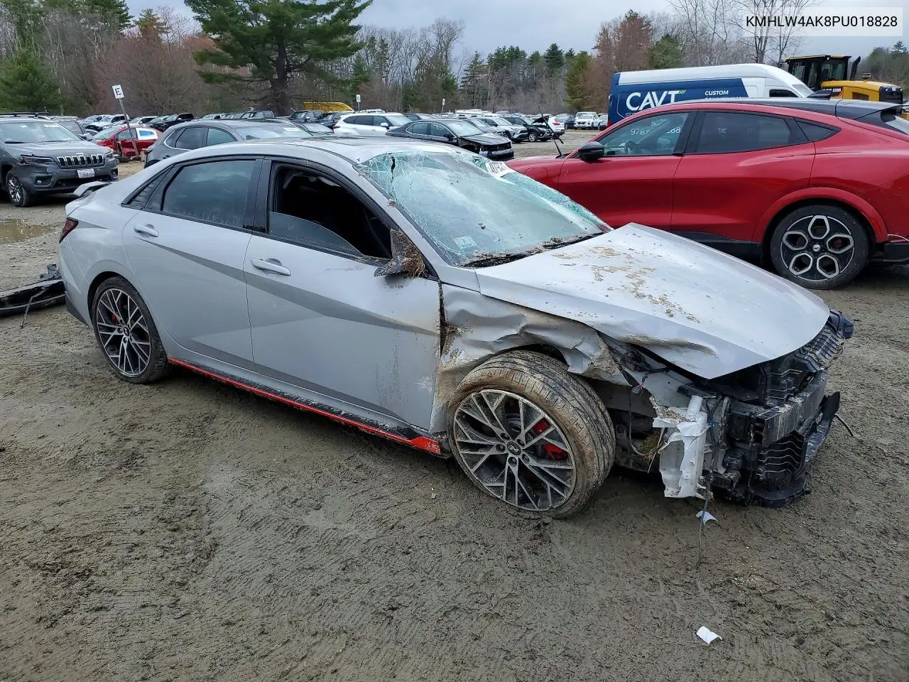 2023 Hyundai Elantra N Base VIN: KMHLW4AK8PU018828 Lot: 48795946