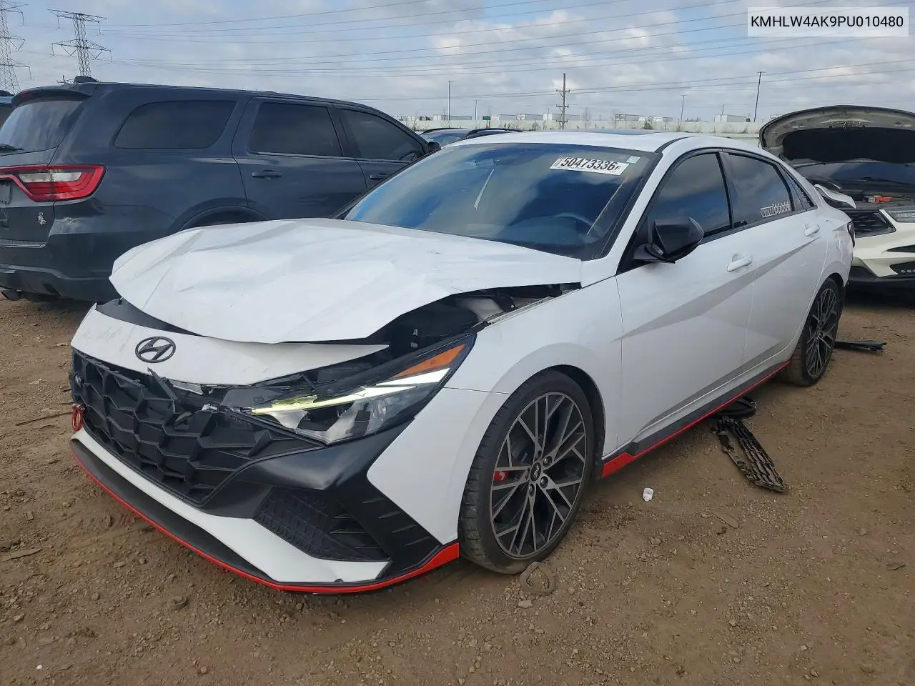 2023 Hyundai Elantra N Base VIN: KMHLW4AK9PU010480 Lot: 50473336