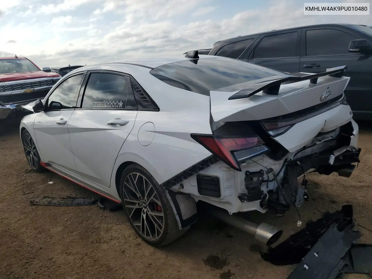2023 Hyundai Elantra N Base VIN: KMHLW4AK9PU010480 Lot: 50473336