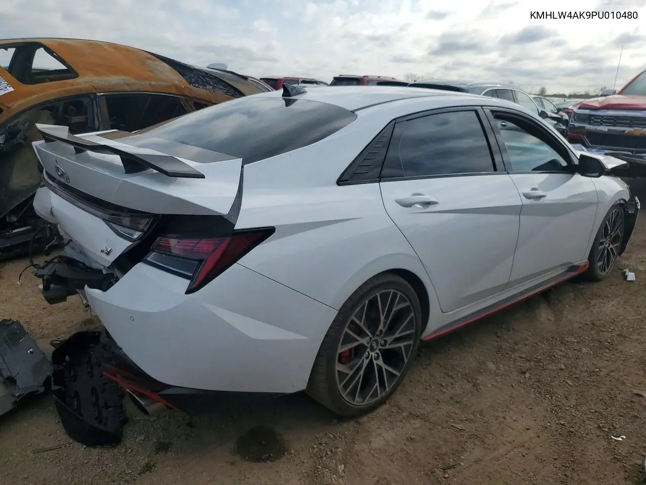 2023 Hyundai Elantra N Base VIN: KMHLW4AK9PU010480 Lot: 50473336